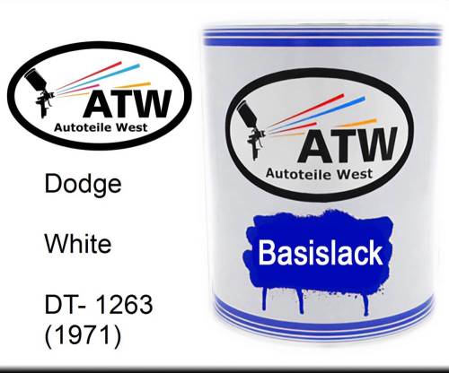 Dodge, White, DT- 1263 (1971): 1L Lackdose, von ATW Autoteile West.